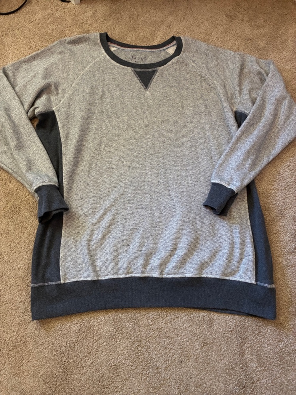 Jachs New York Mens Color Block French Terry Crewneck Pullover XXL